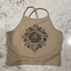 LA Hearts Crop Top/Tank Top